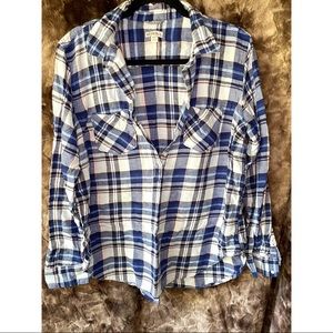 Merona Half Button Down Flannel